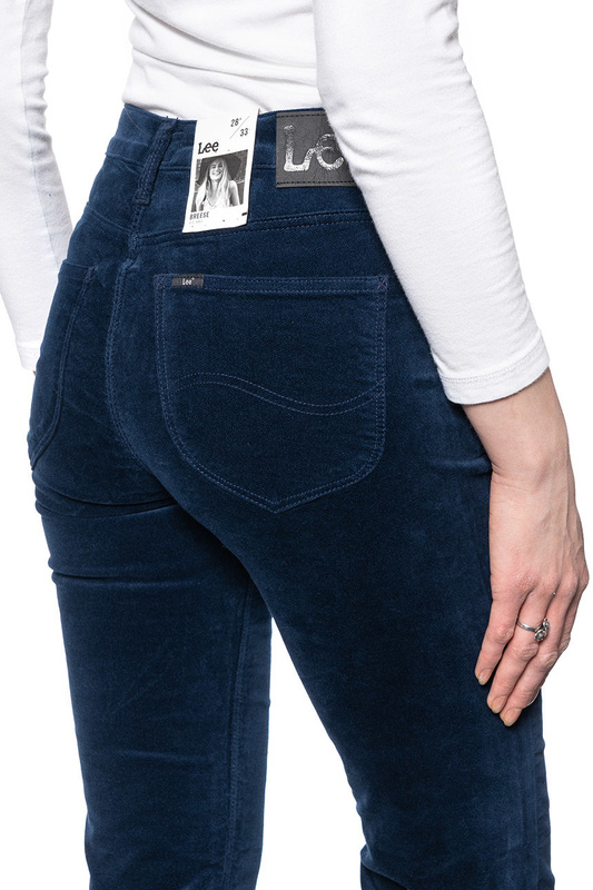 SPODNIE DAMSKIE LEE BREESE MIDNIGHT VELVET L32YMI67 112107737