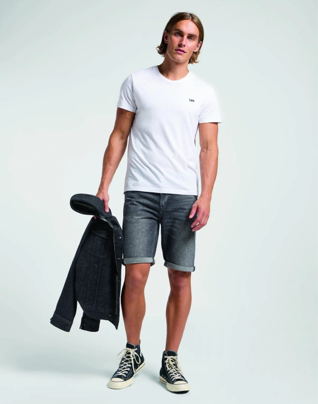 MESKIE SPODENKI LEE 5 POCKET SHORT WASHED OTTO 112363927