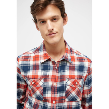 Męska Koszula Mustang Style Eastbridge Multicheck Red 1014768 12551