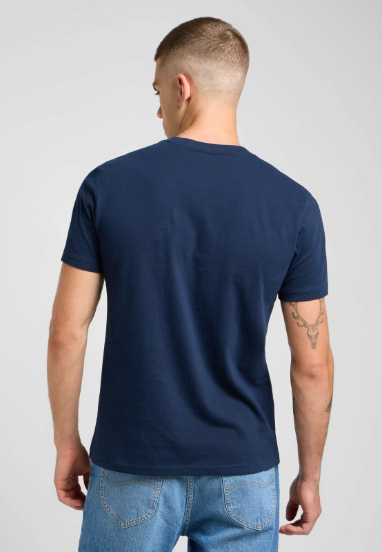 MESKA KOSZULKA LEE SS SMALL LOGO TEE RIVET NAVY 112370502
