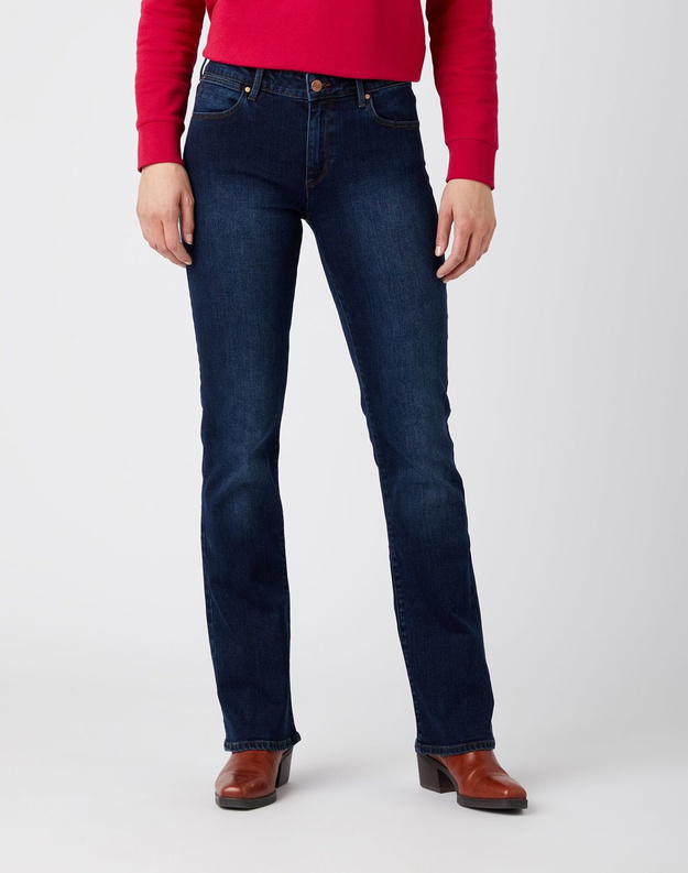 WRANGLER BOOTCUT DAMSKIE SPODNIE JEANSOWE TAINTED BLUE W28BLR36Z 112141276