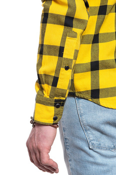 KOSZULA MĘSKA W KRATĘ LEE RIDER SHIRT LEMON ZEST L856OEMM 112122582