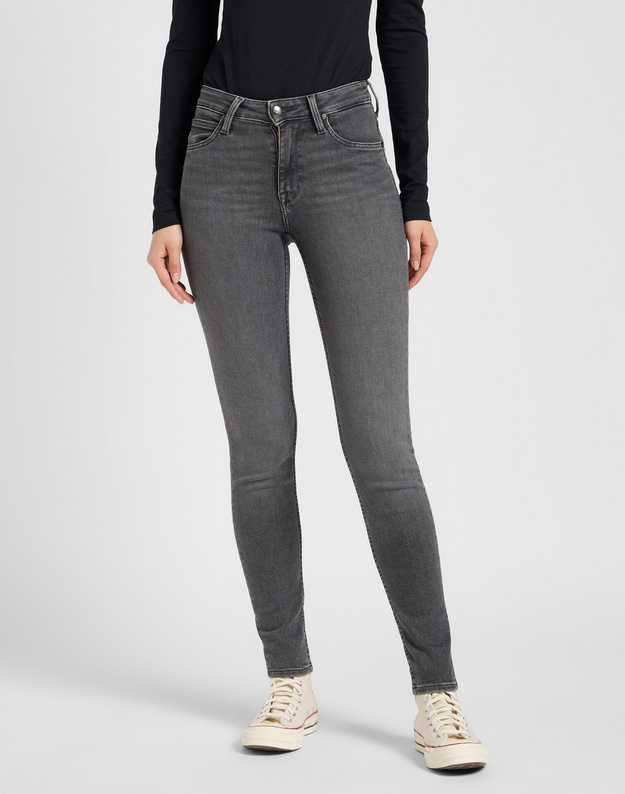 DAMSKIE SPODNIE LEE SCARLETT HIGH SHARK GREY 112370839