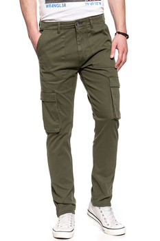 WRANGLER SPODNIE MĘSKIE CARGO IVY GREEN W15EA4XIX 112126802