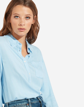 DAMSKA KOSZULA WRANGLER 1PKT SHIRT CERULEAN W5241LZVT 112129363