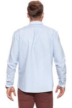 KOSZULA WRANGLER LS 1PKT BUTTON DOWN FADED DENIM W5883BMAN 112129626