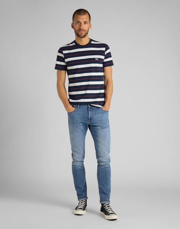 LEE STRIPE TEE MĘSKI T-SHIRT NAVY L62KFU35 112114665