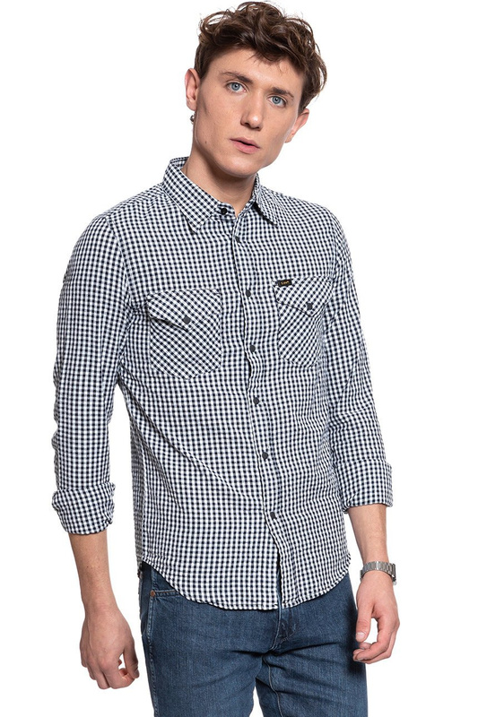 LEE WESTERN SHIRT MĘSKA KOSZULA W KRATĘ BLACK L644NL01 112115593