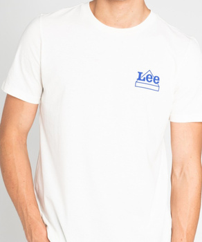 LEE MINI LOGO TEE MĘSKI T-SHIRT KOSZULKA Z KRÓTKIM RĘKAWEM NADRUK VANILLA ICE L64DFEKM 112115714