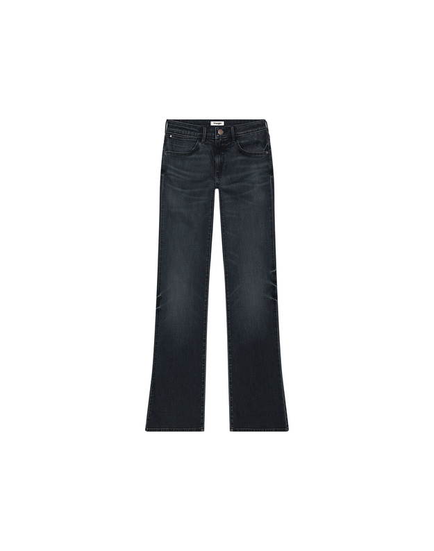 DAMSKIE SPODNIE WRANGLER BOOTCUT SULTRY BLACKOUT 112364507
