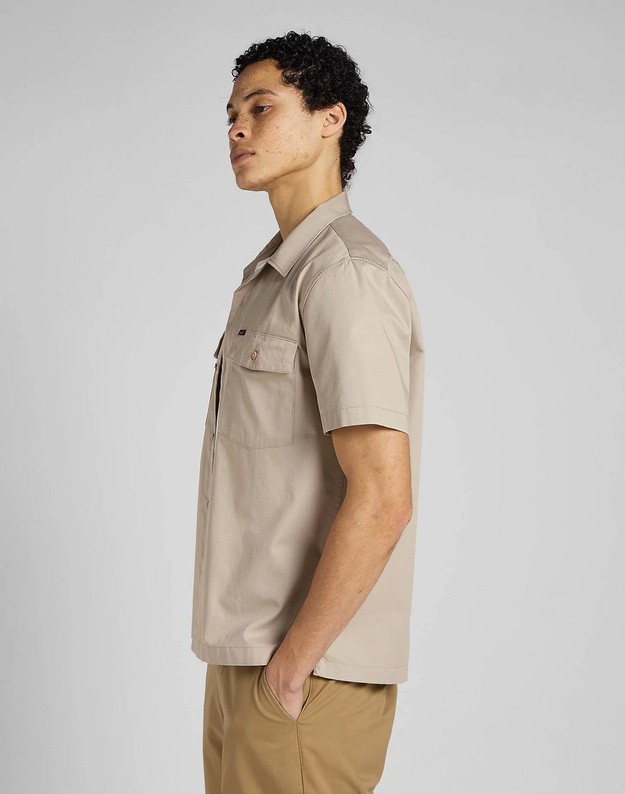 LEE SS CHETOPA SHIRT STONE L68POM58 112145432