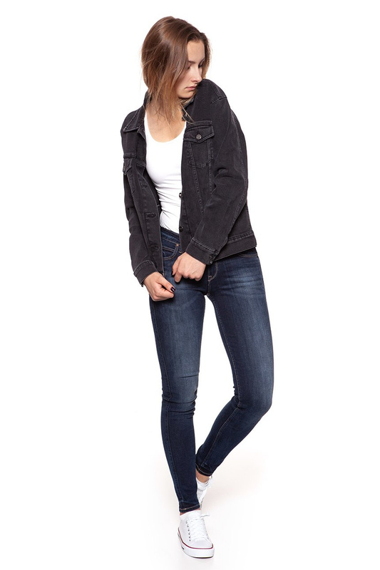 WRANGLER TRUCKER JACKET BACK TO BLACK W4070999S SAMPLE