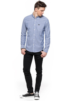 LEE BUTTON DOWN NIGHT BLUE L880ZMDY