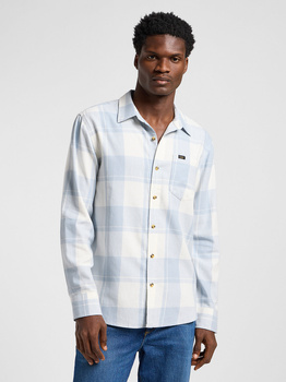 LEE MĘSKA KOSZULA LEE MERCANTILE SHIRT ECRU CONCRETE 112364144