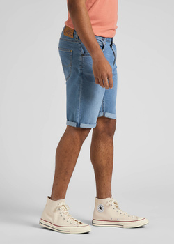 LEE 5 PKT SHORT MĘSKIE SZORTY KRÓTKIE SPODENKI JEANSOWE MID NELSON L73EMGLZ 112145566