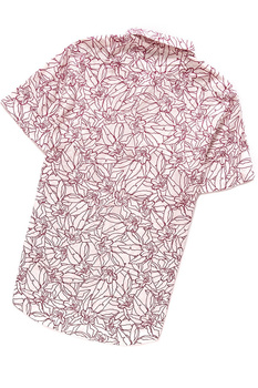 KOSZULA LEE BUTTON DOWN SS FADED RED L886ODLE 112123694