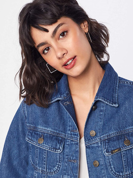 LEE CROPPED RIDER JACKET DAMSKA KURTKA JEANSOWA TIC L54CGGEZ 112112759