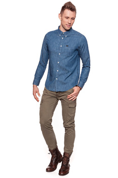 LEE BUTTON DOWN INDIGO L880RDDK
