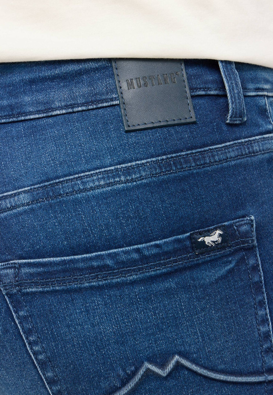 Damskie Spodnie Jeansowe Mustang Style Shelby Skinny Denim Blue 1015975 5000 742