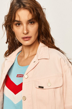 LEE CROPPED JACKET DAMSKA KURTKA JEANSOWA RELAXED CRYSTAL PINK L54QKGNA 112112908