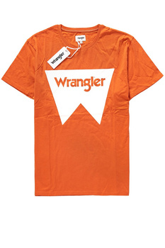 KOSZULKA WRANGLER FESTIVAL TEE SQUASH ORANGE W7C24FQXG 112131661
