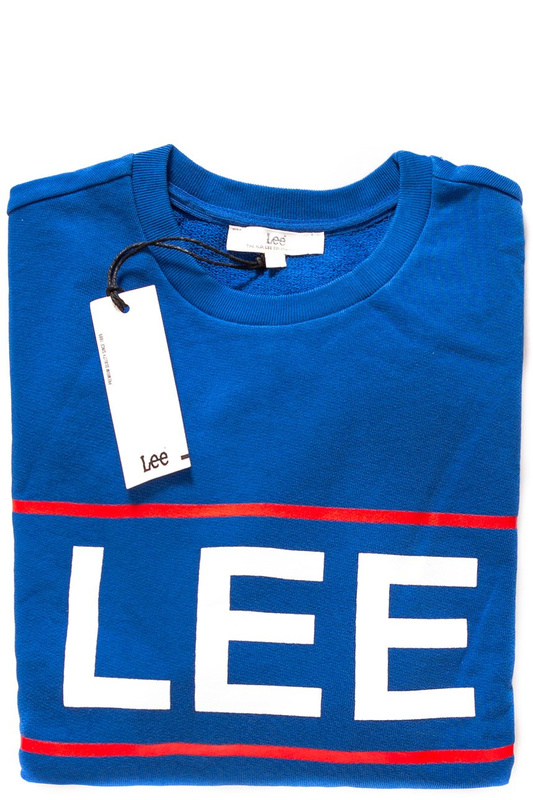 BLUZA LEE DAMSKA RETRO LOGO SWS INDIGO FLASH L53ARXED 112112230