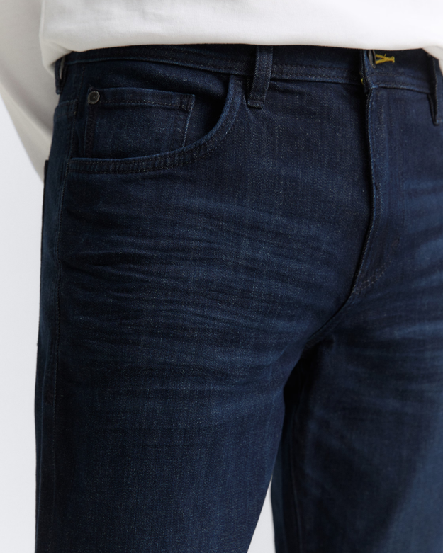 Męskie Spodnie Jeansowe Tom Tailor TTJOSH REGULAR Clean Rinsed Blue Denim 1048363 10115