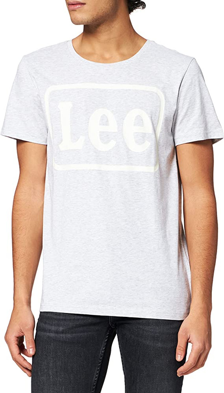 LEE BOX LOGO TEE MĘSKI T-SHIRT KOSZULKA Z KRÓTKIM RĘKAWEM NIGHT SKY L61YBCSJ 112114110