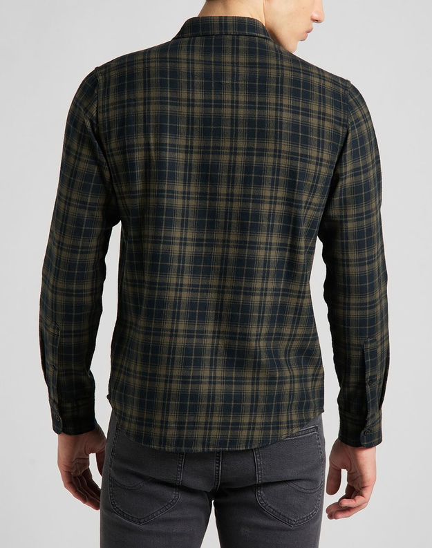 LEE REGULAR SHIRT OLIVE GREEN L69HCANX 112140626