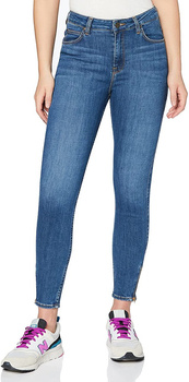 LEE SCARLETT HIGH DAMSKIE SPODNIE JEANSOWE ZIP MID FOSTER L31BMHBI 112107033