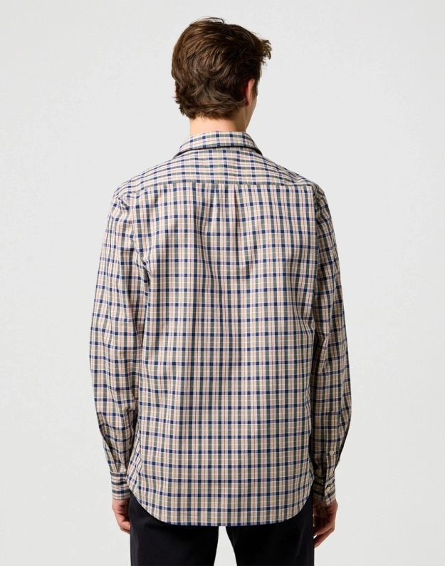 MESKA KOSZULA WRANGLER 1 PKT SHIRT BEIGE 112371553