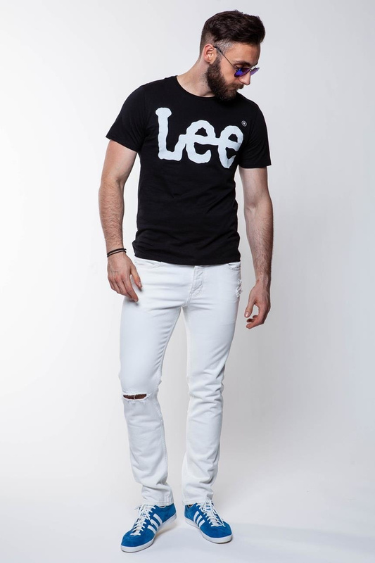 LEE T SHIRT LOGO TEE BLACK L64CAI01