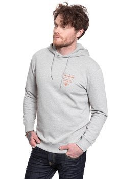 LEE SEASONAL LOGO HOODIE GREY MELE L80ZSP37 112121626