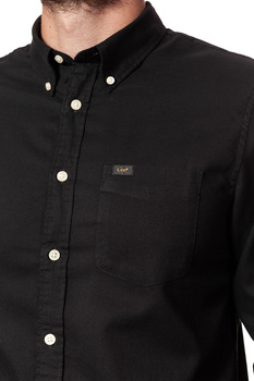 LEE BUTTON DOWN PITCH BLACK L880ZLEM 112123540