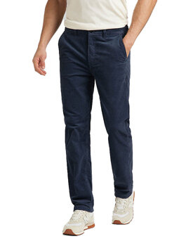 LEE REGULAR CHINO MĘSKIE SPODNIE SZTRUKSOWE SZTRUKS MOOD INDIGO L71FQE50 112321615