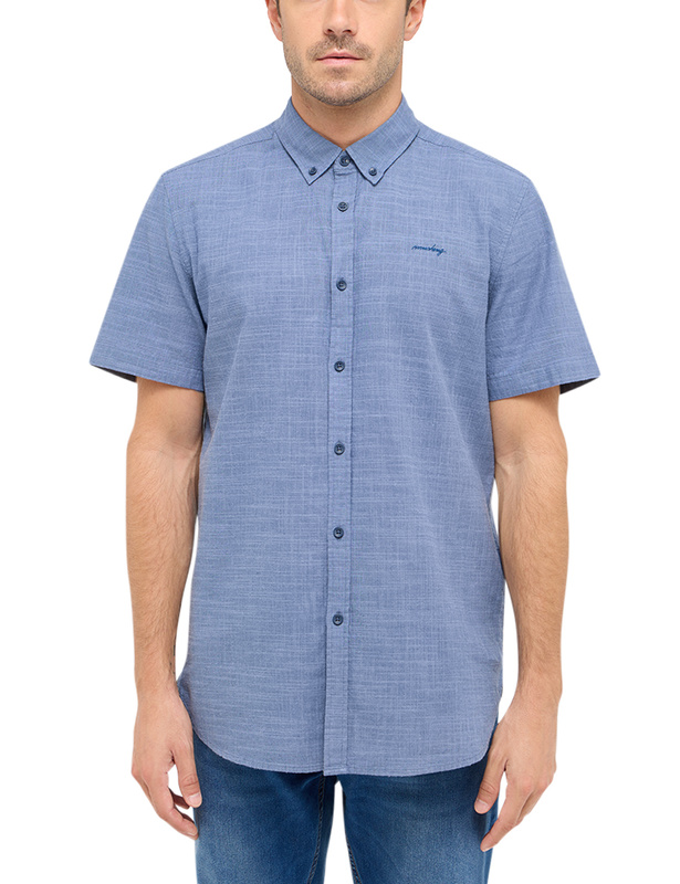 Męska Koszula Mustang Style Berkeley Middle Blue Two Tone 1016252 12722