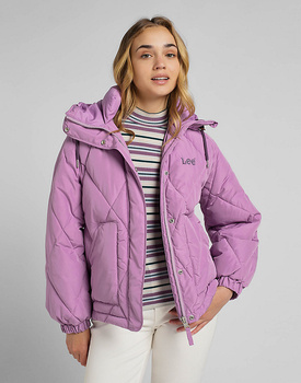 LEE SHORT PUFFER DAMSKA KURTKA PUCHOWA LOGO PANSY L55LEV63 112320687