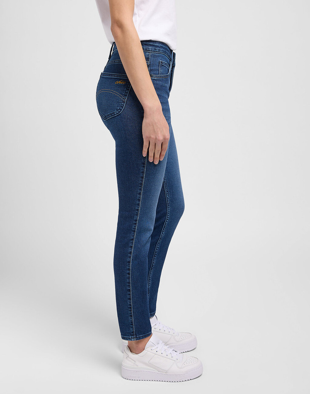 LEE DAMSKIE SPODNIE JEANSOWE HIGH RISE SKINNY MATERIAL GIRL 112351300 L34G016006
