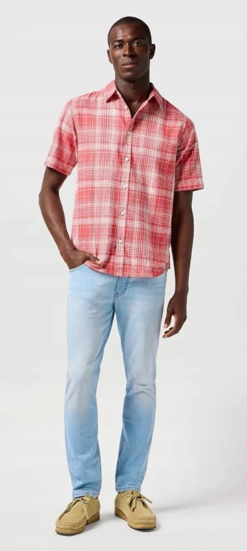 MESKIE SPODNIE  WRANGLER LARSTON SPUR STITCHED 112362434