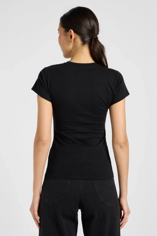 DAMSKA KOSZULKA LEE SLIM TEE BLACK 112371878