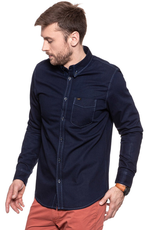 LEE BUTTON DOWN CLEAN BLUE L880FTQP 112123087
