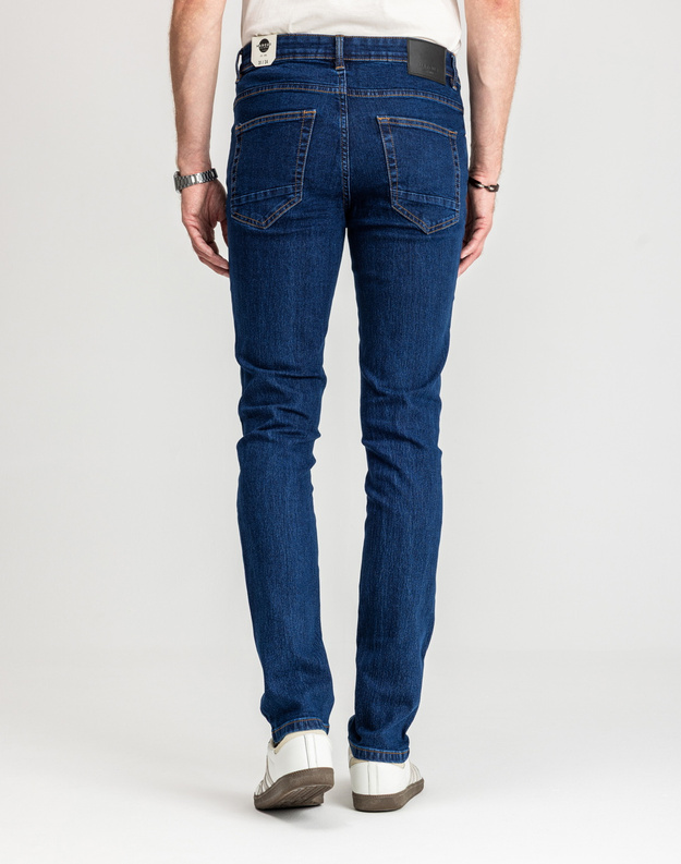 Męskie Spodnie Jeansowe Marcus Sebb 2217 Raw Dark Blue 14-200304