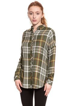 KOSZULA WRANGLER LOOSE SHIRT ARMY GREEN W513LLZV7 112129270