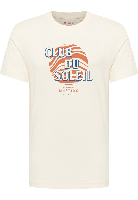 Męski T-Shirt Mustang Style Austin Whisper White 1016278 2013