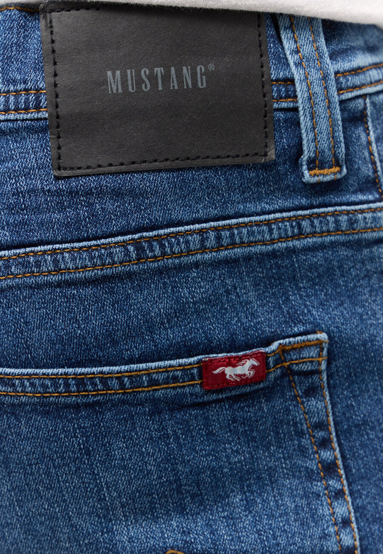 MĘSKIE SZORTY MUSTANG Chicago Shorts Z Denim Blue 1015691 5000 883