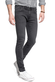 LEE MALONE MĘSKIE SPODNIE JEANSOWE WASHED BLACK L736YGOW 112120305