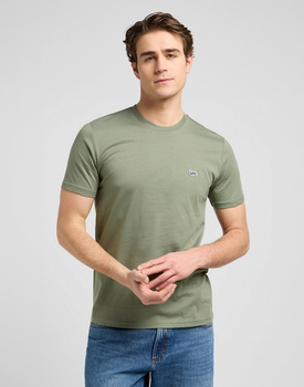 MESKA KOSZULKA  LEE SS PATCH LOGO TEE OLIVE STONE 112370497