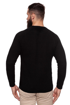 LEE STRUCTURED CREW KNIT BLACK L84EOC01