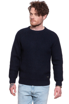 MĘSKI SWETER LEE CHUNKY CREW NECK MIDNIGHT NAVY L83KLNMA 112122387