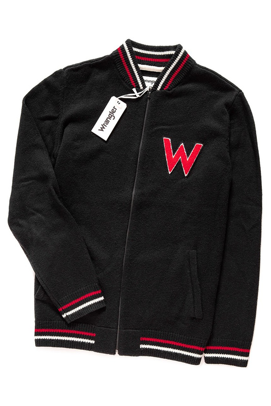 WRANGLER RETRO BOMBER BLACK W8633P301 112132335